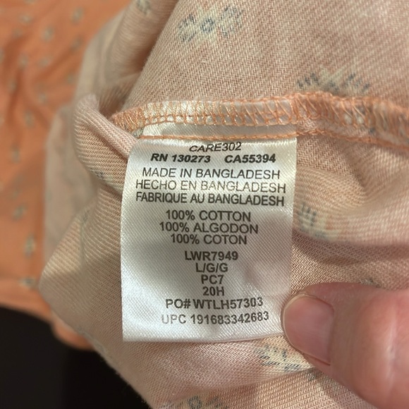 Vintage Wrangler Flannel Button Down - Large - Picture 5 of 6